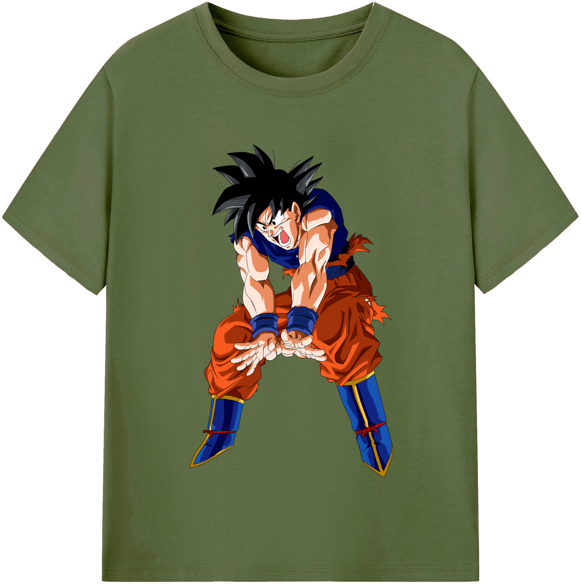（画像用） ドラゴンボール 孫悟空（そん ごくう）Son Goku カカロット DRAGON BALL Kakarotto 綿100％半袖Tシャツ（フロントプリント）